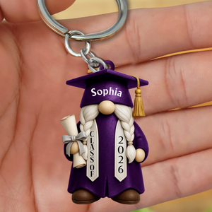 Celebrate Academic Achievements - Class Of 2026 Personalized Acrylic Keychain