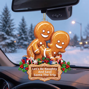 Personalized "Naughty Gingerbread Couple" Christmas Ornament β Gift For Couples
