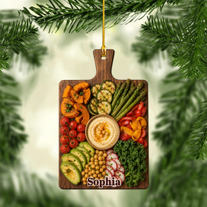 Assorted Charcuterie Board Ornament β Personalized Christmas Tree Hanging Decoration Gift For Foodie
