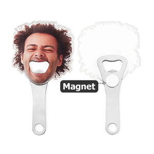 Personalized Funny Avatar Face Photo Bottle Opener