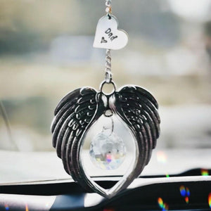 Personalized Memorial Suncatcher Wing Ornament