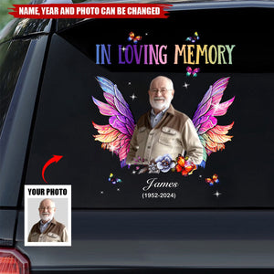 In Loving Memory Personalized Memorial Decal