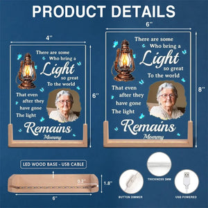 You Are Not Alone - Memorial Personalized LED Night Light