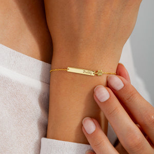 Engraved Name Paw Print Bracelet, Personalized Pet Memorial Bracelet