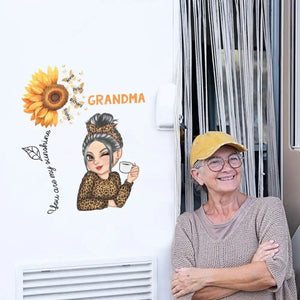 You Are My Sunshine Grandma - Personalized Decal