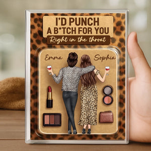 Custom Rectangle Shaped Acrylic Plaque - Personalized Best Friend Birthday Gifts