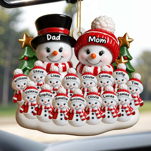 Create A Heartwarming Family Christmas, Personalized Wood Ornament, Gift For Family
