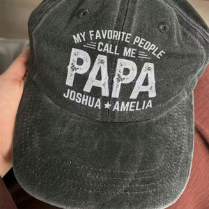 Mis Personas Favoritas Me Llaman - Personalized cap