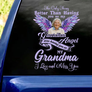 Memorial Gift For Loss Of Loved One β Personalized Decal "I Love And Miss You Mom"