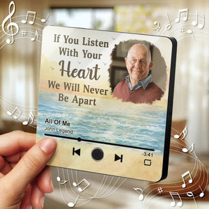 My Mind Still Talks To You Memorial - Personalized Music Fridge Magnet