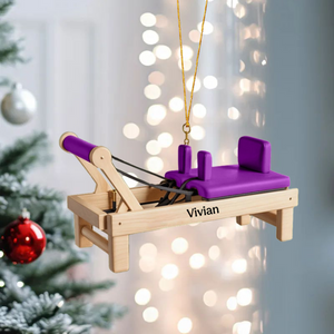Pilates Art - Personalized Pilates Equipment Ornament