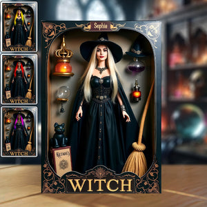 Magical Witch - Personalized Witch Custom Shaped Acrylic Plaque