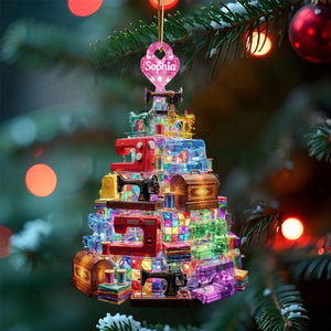 Sparkle Sewing Machine Ornament, Personalized Gifts For Sewing Lovers