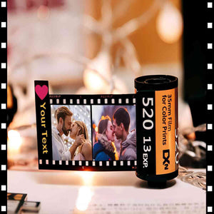 Personalized Couple Photos Film Roll Keychain - Gifts to Lover