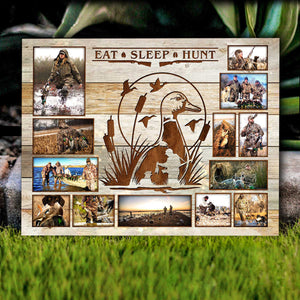 Personalized Waterfowl & Duck Hunter Photo Collage Poster,Gift for Duck Hunters