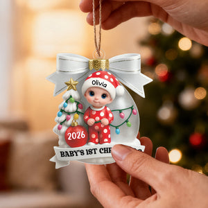 Baby's First Christmas Keepsake β Personalized Acrylic Ornament For Newborns