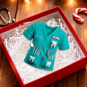 Custom Name Dentist Ornament - Personalized Christmas Ornament, Home Decor