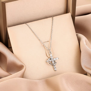 Crown Cross Necklace