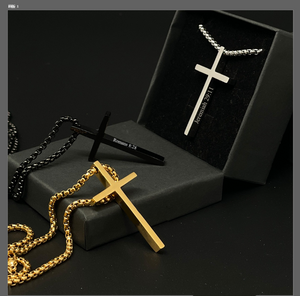 Personalized Cross Necklace Faith