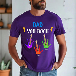 Grandpa You Rock - Personalized Pure Cotton T Shirt