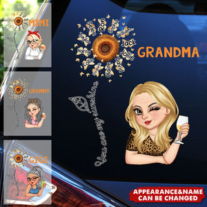 You Are My Sunshine Grandma - Personalized Decal