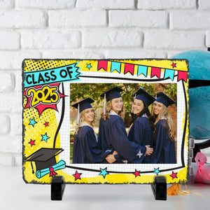 Personalized Graduation Stone With Stand,Graduation Photo Frame, Graduation Gift Idea