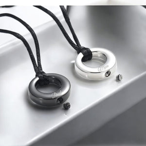 Human Ashes Keepsake, Dog Cat Hair Pet Memorial Personalized Urn Necklace