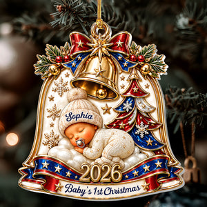 Personalized "Baby's 1st Semiquincentennial" Acrylic Ornament โ 250th Anniversary Keepsake
