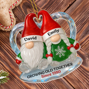 Personalized "Growing Old Together" Acrylic Ornament โ Gift For Couples