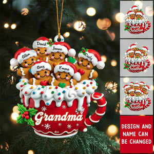 Merry Christmas - Personalized Family Ornament