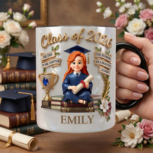 Graduation Gift For Class Of 2026 – Personalized Accent Mug