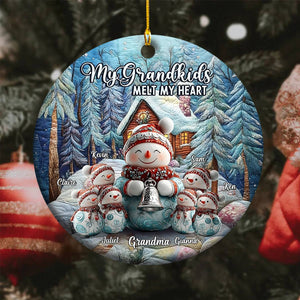 Sweet Grandma – Personalized Merry Christmas Ornament