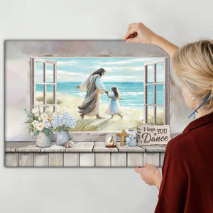 Personalized Christian Gifts for Women I Hope You Dance Christian Art Canvas