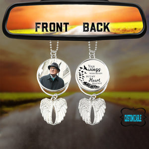 Your Wing Were Ready But My Heart Was Not Personalized Angel Memorial Charm