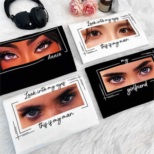 Unique Custom Eyes Tee Loved One's Eyes Personalized Eyes Artwork T Shirt