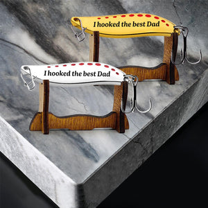 I hooked the best Dad Family Personalized Fishing Lure For Dad