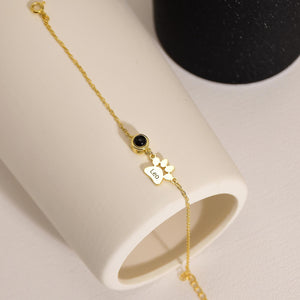 Personalized Pet Name Bracelet with Photo,Projection Bracelet for Pet Lover Gift