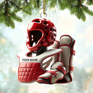Personalized Karate Ornament Karate Lover Christmas Gift