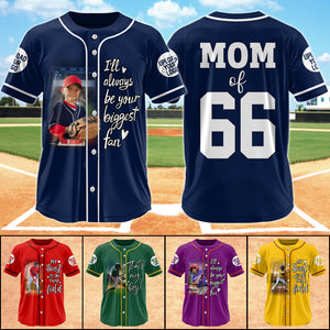 Custom Photo Baseball Game Day Baseball Jersey Gift For Baseball Lovers