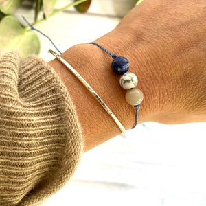 Crystal Bracelet - Real Crystal Jewellery - String Crystal Bracelet - Energy Bracelet