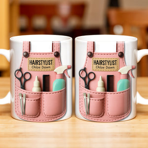 HAIRSTYLIST Personalized Custom Coffee Mug, Perfect Hairstylist Gift