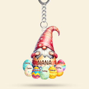 Personalized Easter Gifts For Grandma Keychain Nana