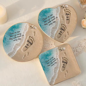 "Where Love Never Ends" β Personalized Jewelry Dish | Memorial Ocean Remembrance Gift For Loss Of Loved One