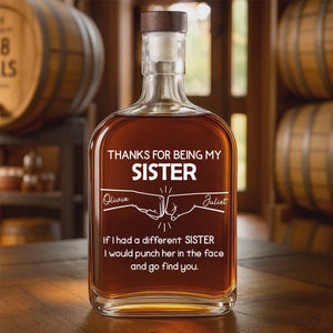 Being My Brother Personalized Custom Whiskey Bottle