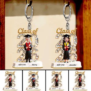 Graduation Acrylic Keychain - Personalized Gifts For Graduates