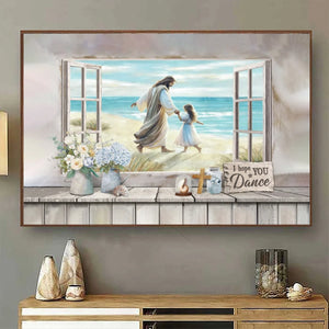 Personalized Christian Gifts for Women I Hope You Dance Christian Art Canvas