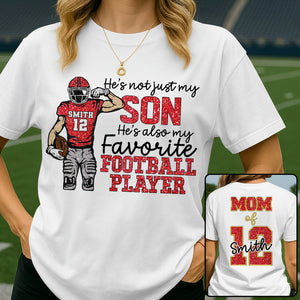 Personalized Custom Football For Football Family Game Day T-Shirt
