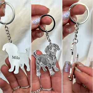 Personalized The Rainbow Bridge Life - Like Photo Keychain