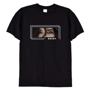 Unique Custom Eyes Tee Loved One's Eyes Personalized Eyes Artwork T Shirt