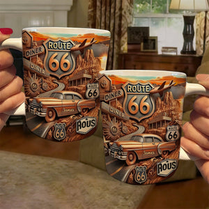 Vintage Route 66 - Personalized Mug